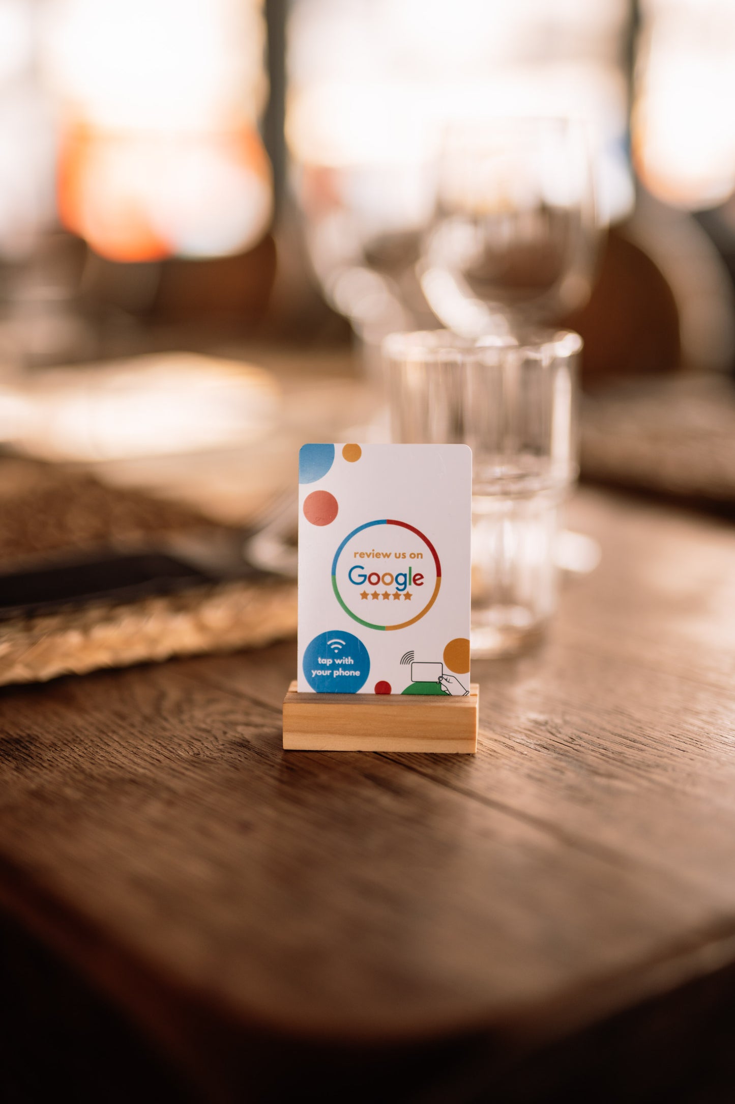 Minimalistische Houten Kaarthouder