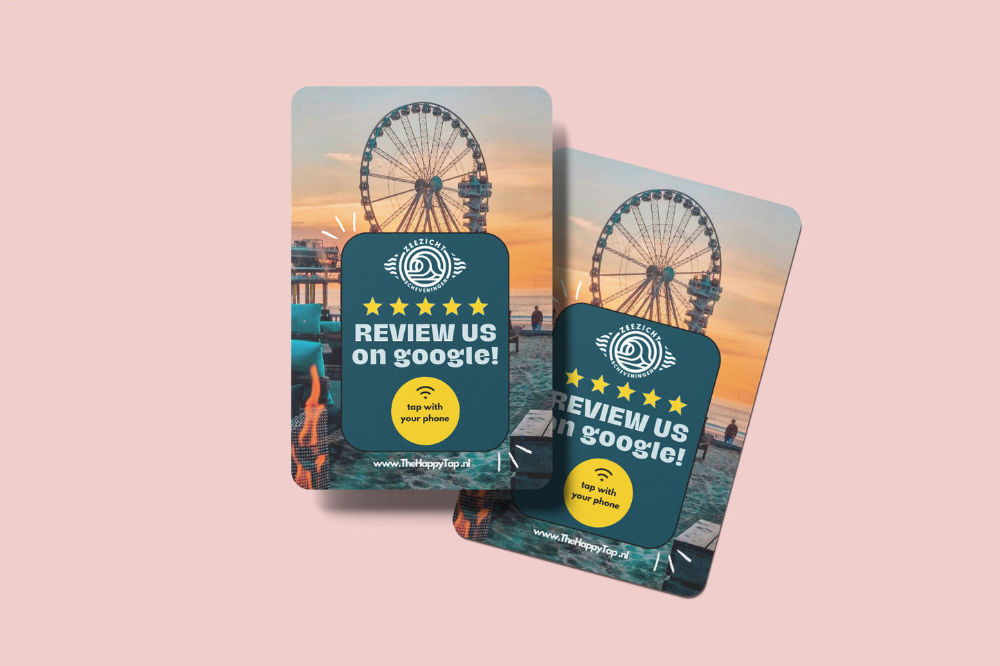 Gepersonaliseerde Happy Tap Pas met eigen ontwerp