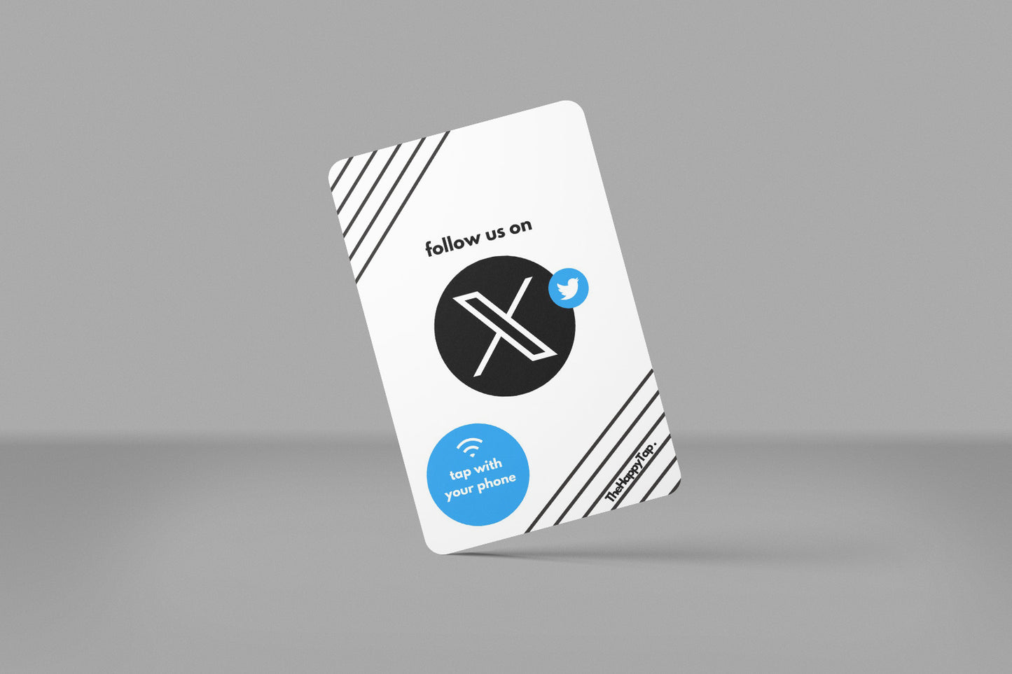 Contactloze X / Twitter Volger Kaart