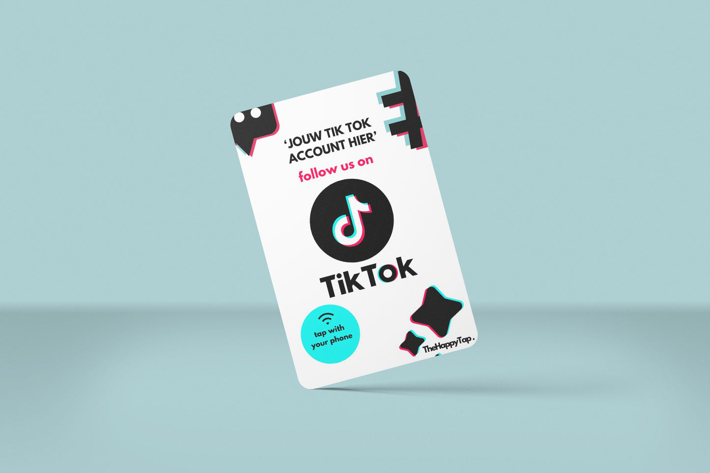 Contactloze TikTok Volger Kaart