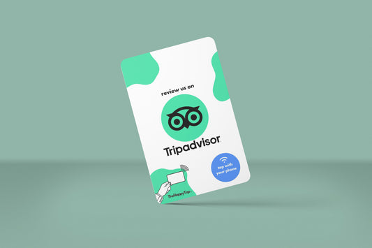 Contactloze Tripadvisor Review kaart