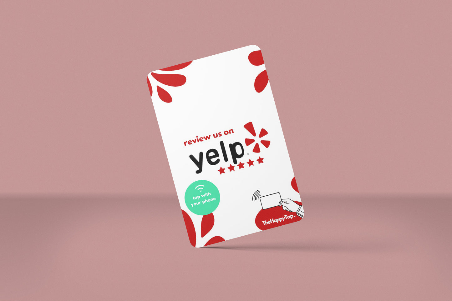 Contactloze Yelp review kaart