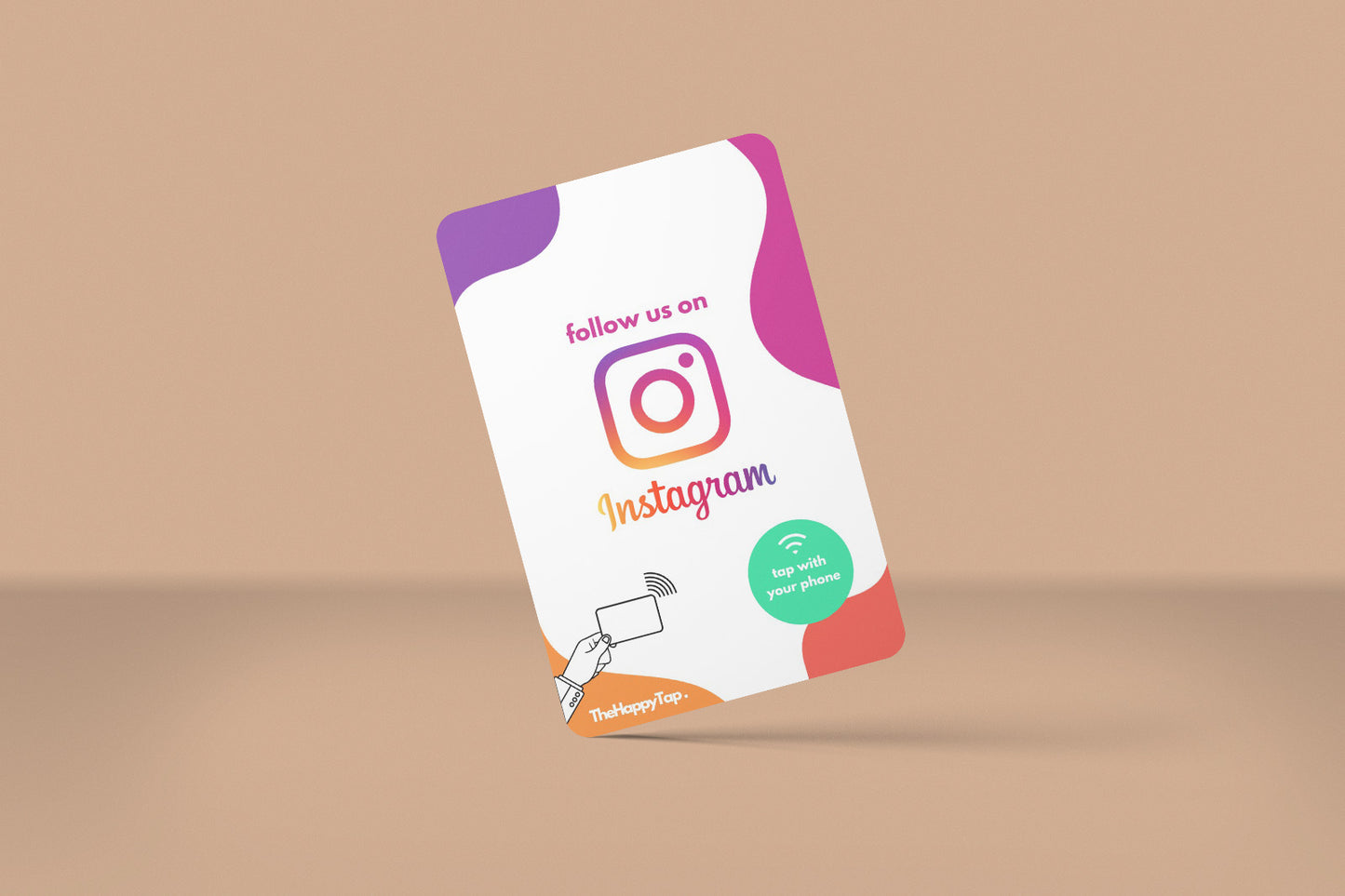 Contactloze Instagram Volger Kaart