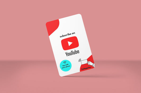 Contactloze YouTube Subscribe Kaarten